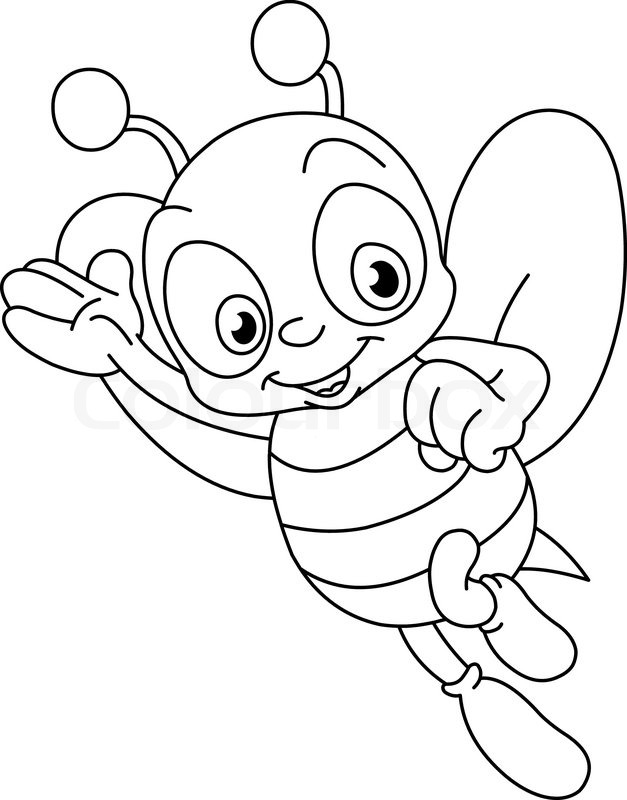 Раскраска: пчела (Животные) #162 - Бесплатные раскраски для печати