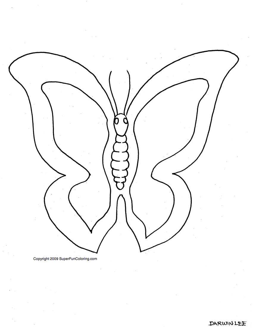 Раскраска: бабочка (Животные) #15772 - Бесплатные раскраски для печати