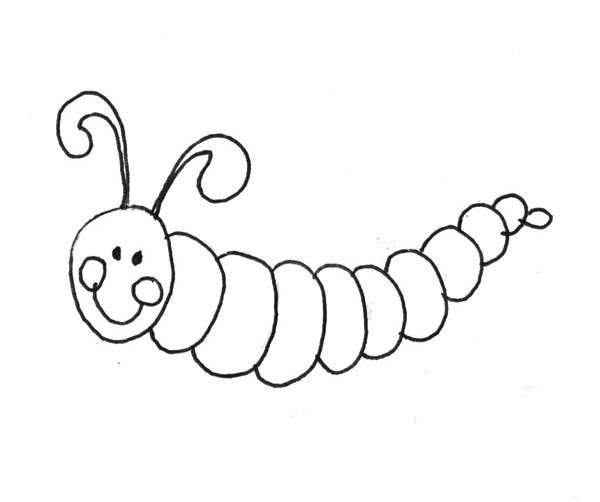 Раскраска: гусеница (Животные) #18416 - Бесплатные раскраски для печати