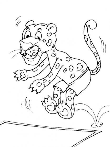Раскраска: гепард (Животные) #7989 - Бесплатные раскраски для печати