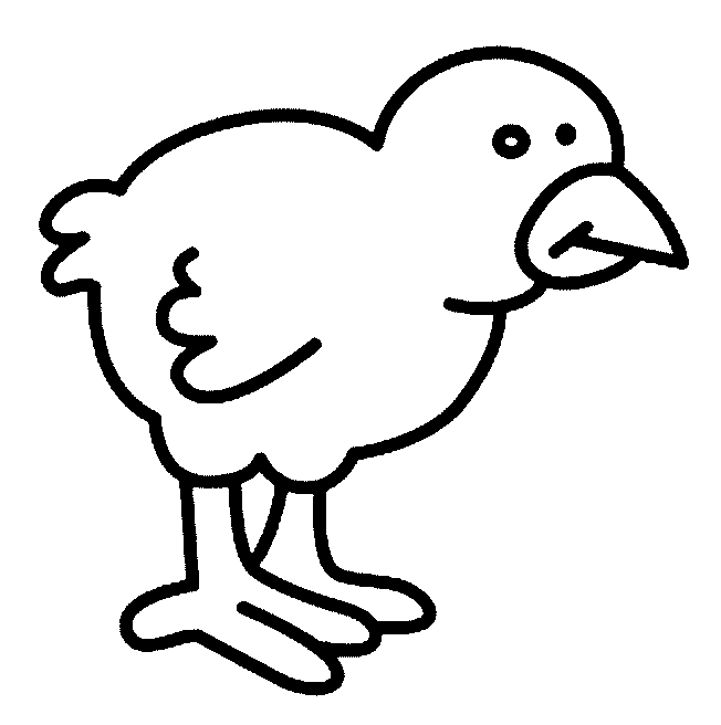 Раскраска: цыпленок (Животные) #15355 - Бесплатные раскраски для печати