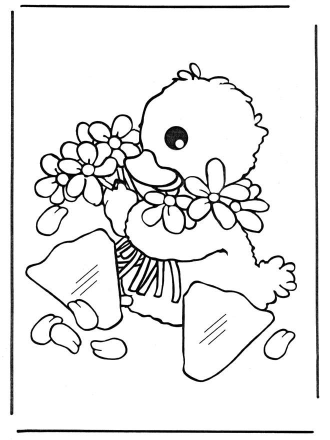Раскраска: цыпленок (Животные) #15414 - Бесплатные раскраски для печати