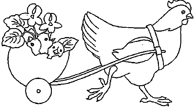 Раскраска: курица (Животные) #17251 - Бесплатные раскраски для печати