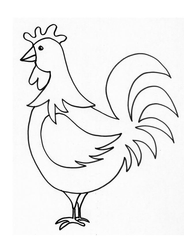 Раскраска: курица (Животные) #17283 - Бесплатные раскраски для печати