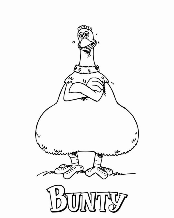 Раскраска: курица (Животные) #17298 - Бесплатные раскраски для печати