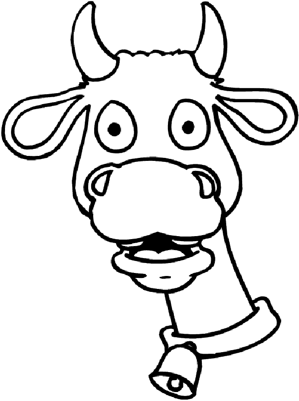 Раскраска: корова (Животные) #13220 - Бесплатные раскраски для печати