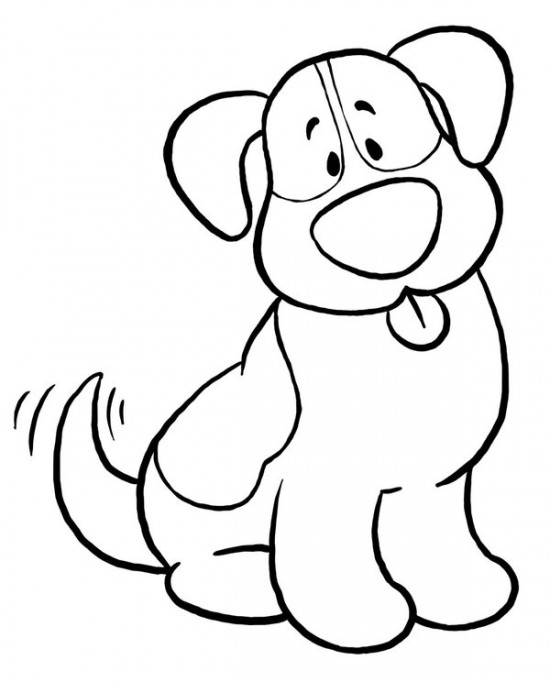 Раскраска: собака (Животные) #17 - Бесплатные раскраски для печати