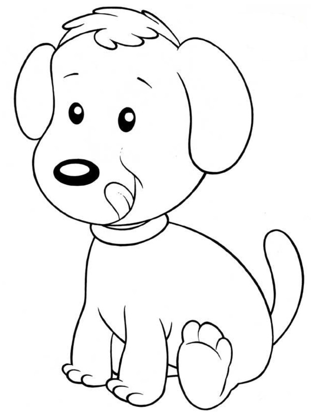 Раскраска: собака (Животные) #3097 - Бесплатные раскраски для печати