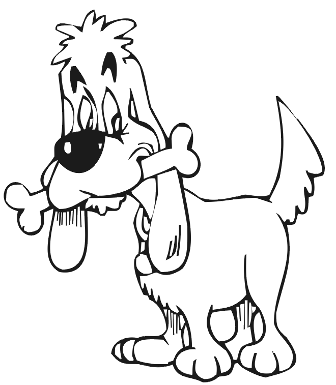 Раскраска: собака (Животные) #52 - Бесплатные раскраски для печати