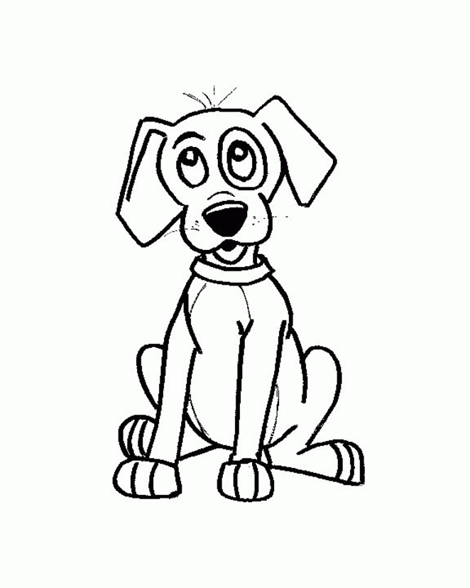 Раскраска: собака (Животные) #54 - Бесплатные раскраски для печати