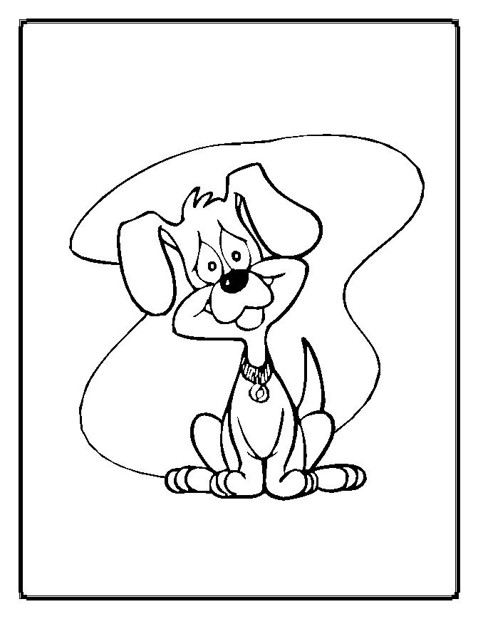 Раскраска: собака (Животные) #63 - Бесплатные раскраски для печати