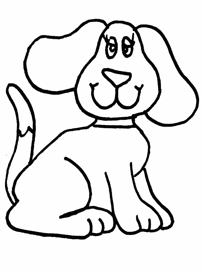 Раскраска: собака (Животные) #8 - Бесплатные раскраски для печати
