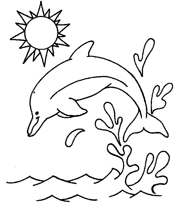 Раскраска: дельфин (Животные) #5093 - Бесплатные раскраски для печати