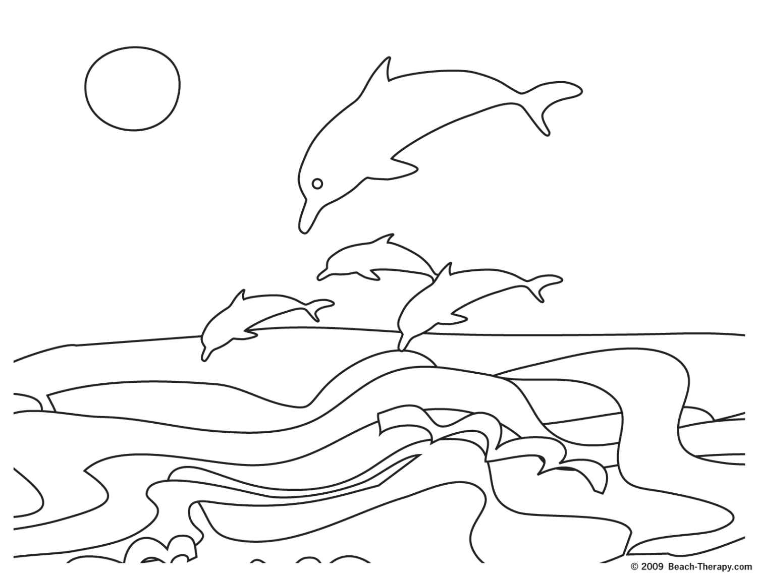 Раскраска: дельфин (Животные) #5117 - Бесплатные раскраски для печати