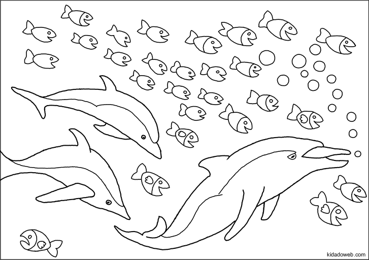 Раскраска: дельфин (Животные) #5183 - Бесплатные раскраски для печати