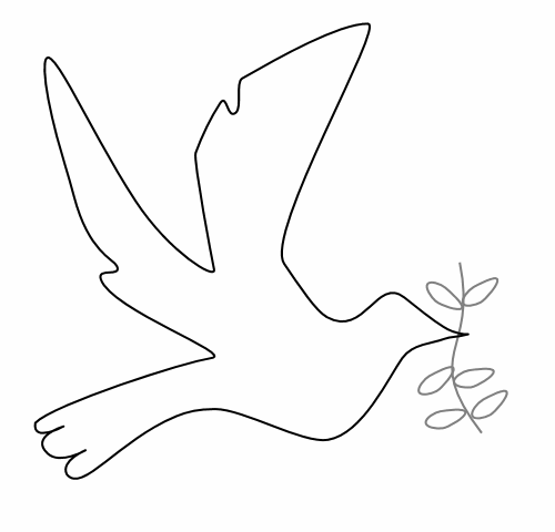 Раскраска: голубь (Животные) #3928 - Бесплатные раскраски для печати