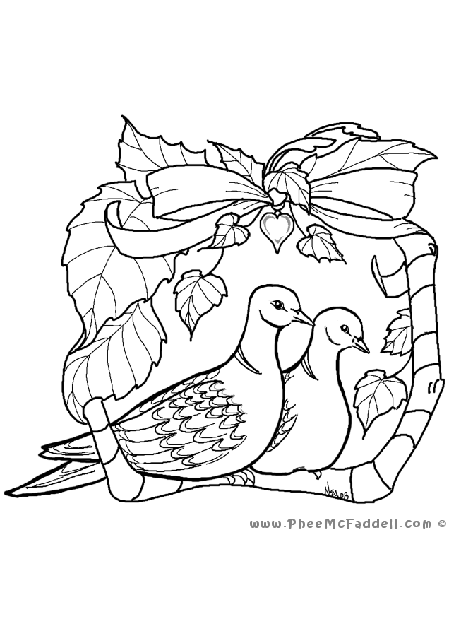 Раскраска: голубь (Животные) #3976 - Бесплатные раскраски для печати