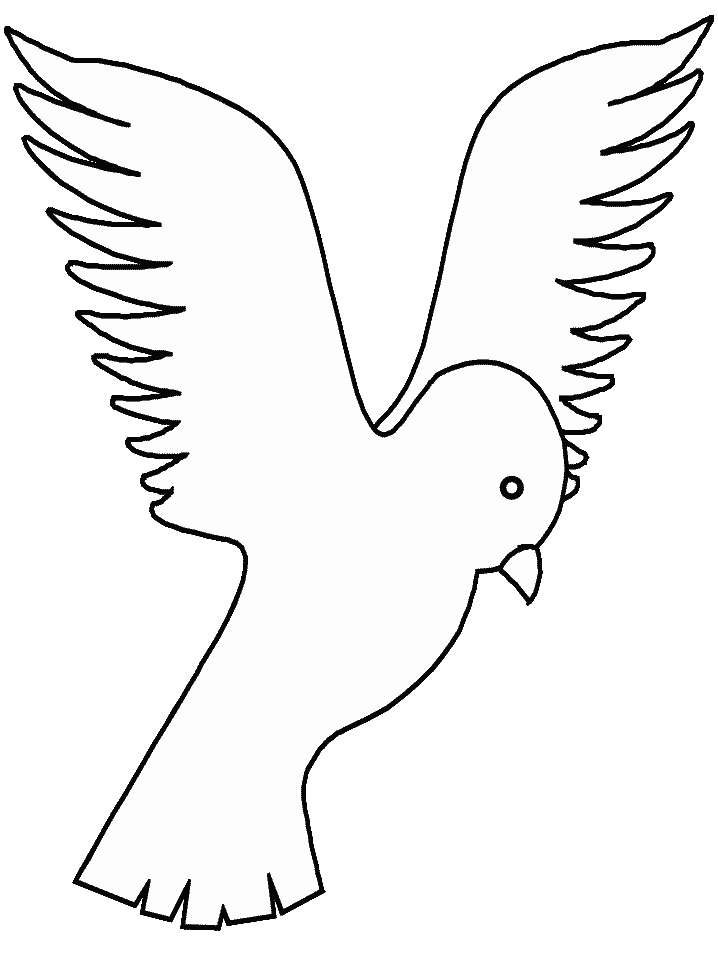 Раскраска: голубь (Животные) #3981 - Бесплатные раскраски для печати