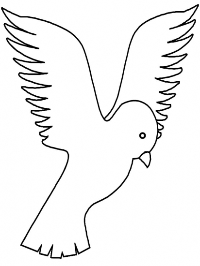 Раскраска: голубь (Животные) #4019 - Бесплатные раскраски для печати