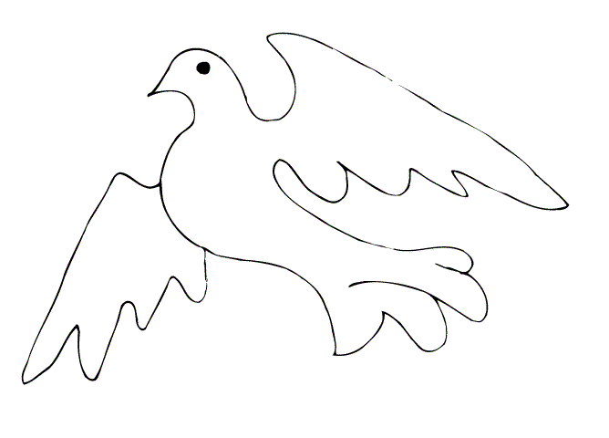 Раскраска: голубь (Животные) #4027 - Бесплатные раскраски для печати