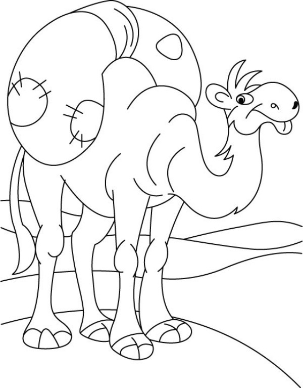 Раскраска: дромадер (Животные) #5995 - Бесплатные раскраски для печати