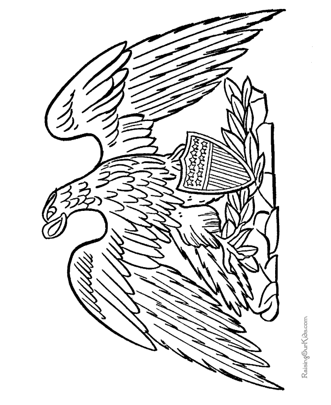 Раскраска: орел (Животные) #337 - Бесплатные раскраски для печати