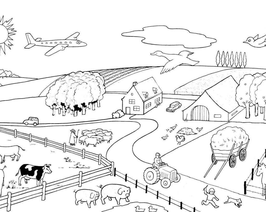 Раскраска: Сельскохозяйственные животные (Животные) #21401 - Бесплатные раскраски для печати