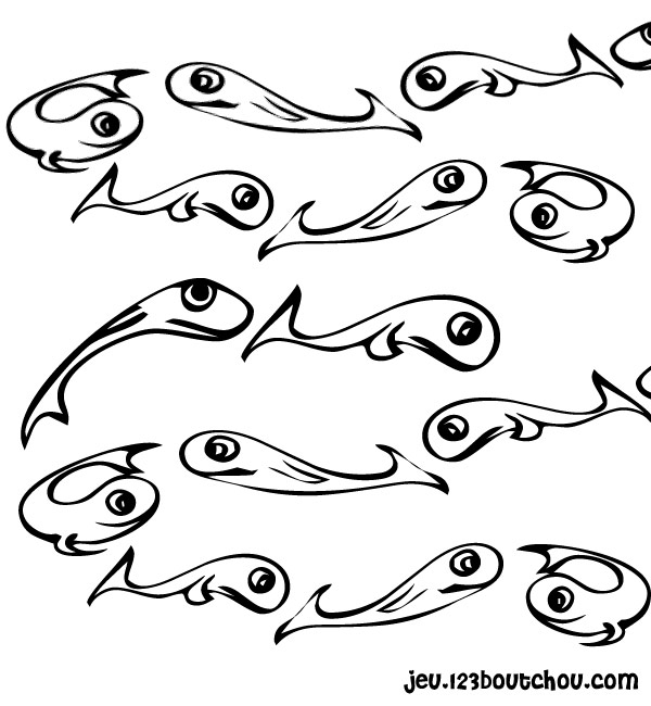 Раскраска: рыба (Животные) #17084 - Бесплатные раскраски для печати
