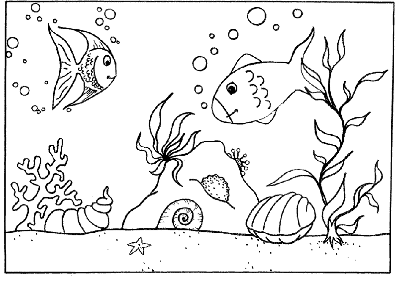 Раскраска: рыба (Животные) #17176 - Бесплатные раскраски для печати
