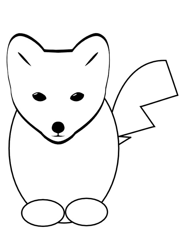 Раскраска: лисица (Животные) #14982 - Бесплатные раскраски для печати