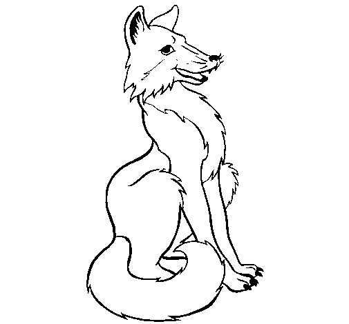 Раскраска: лисица (Животные) #14994 - Бесплатные раскраски для печати