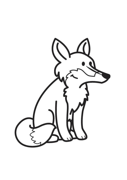 Раскраска: лисица (Животные) #15014 - Бесплатные раскраски для печати
