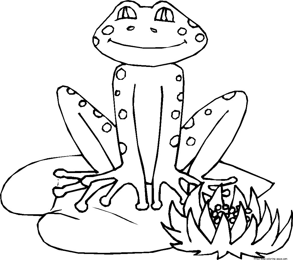 Раскраска: лягушка (Животные) #7632 - Бесплатные раскраски для печати