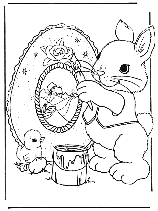 Раскраска: заяц (Животные) #10103 - Бесплатные раскраски для печати