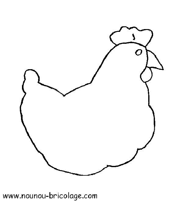Раскраска: курица (Животные) #17590 - Бесплатные раскраски для печати