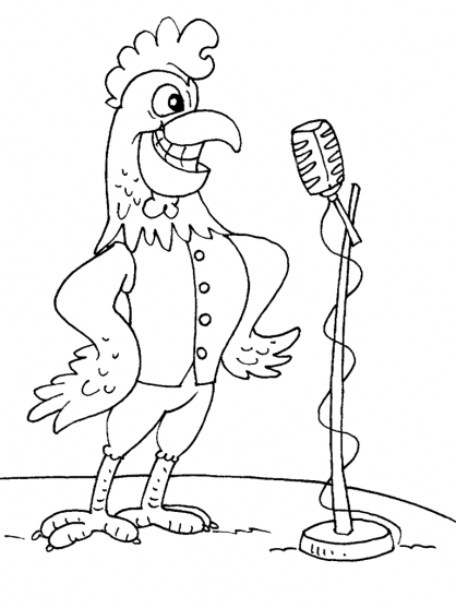 Раскраска: курица (Животные) #17595 - Бесплатные раскраски для печати