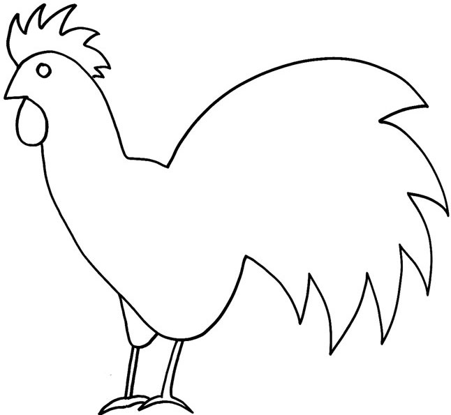 Раскраска: курица (Животные) #17618 - Бесплатные раскраски для печати