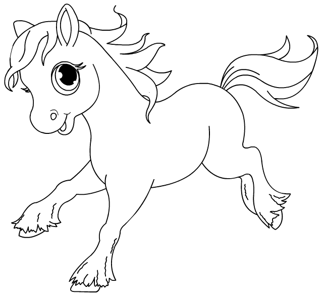 Раскраска: лошадь (Животные) #2288 - Бесплатные раскраски для печати