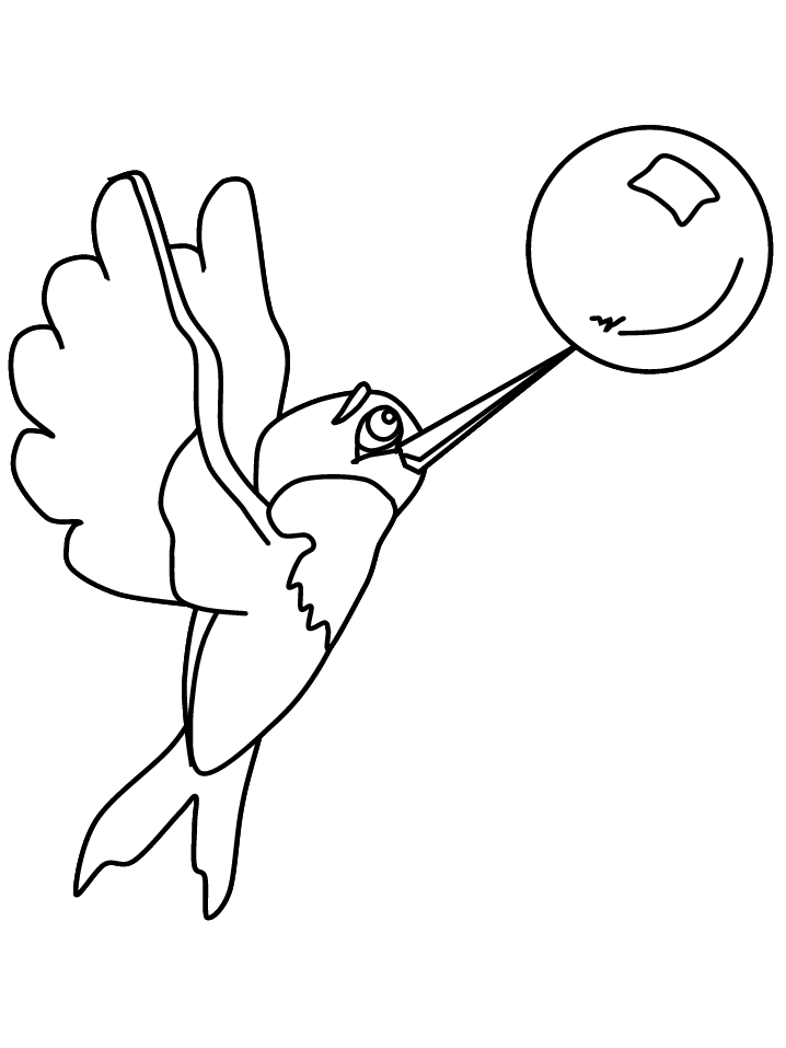 Раскраска: колибри (Животные) #3791 - Бесплатные раскраски для печати