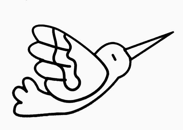 Раскраска: колибри (Животные) #3809 - Бесплатные раскраски для печати