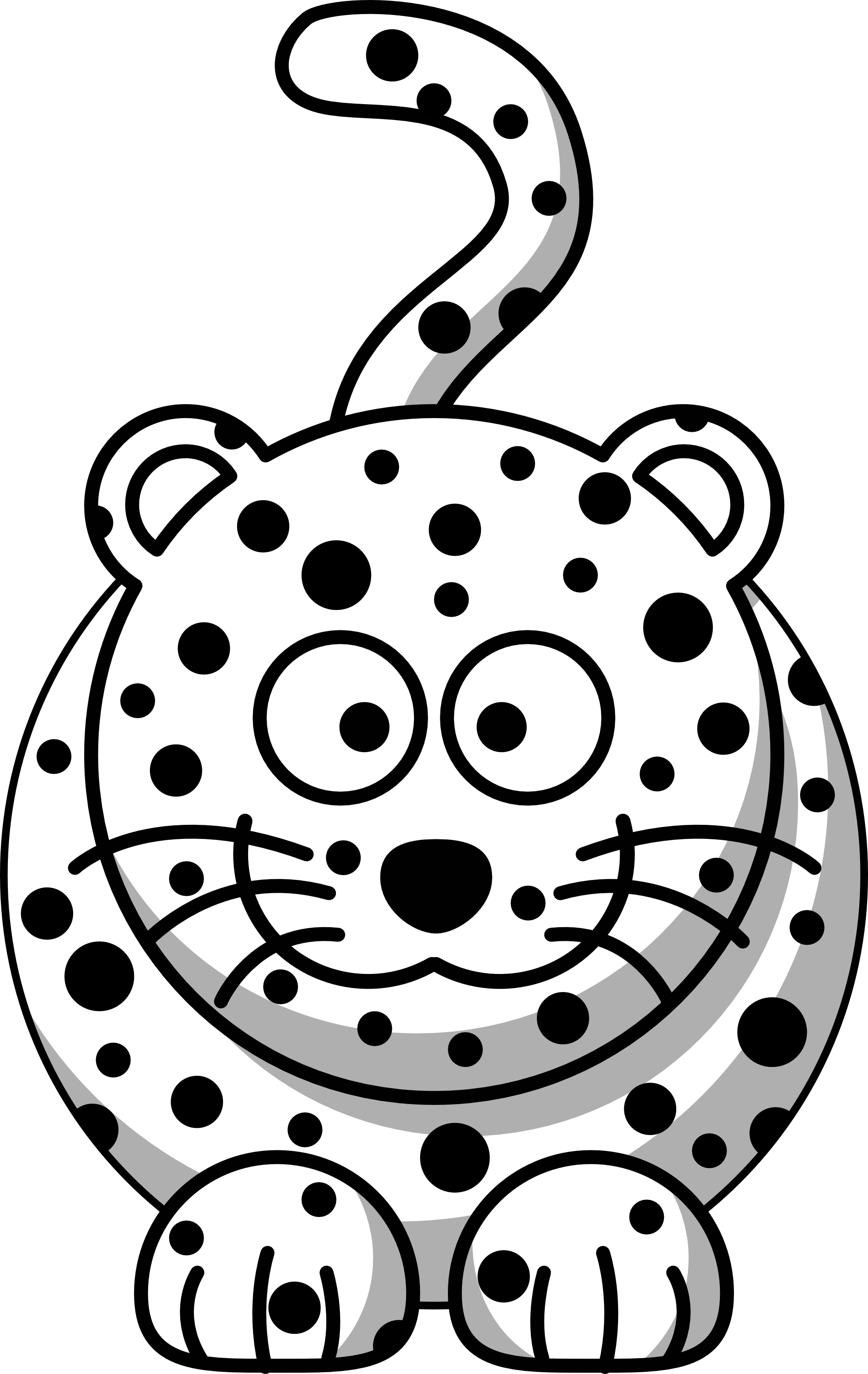 Раскраска: леопард (Животные) #9831 - Бесплатные раскраски для печати