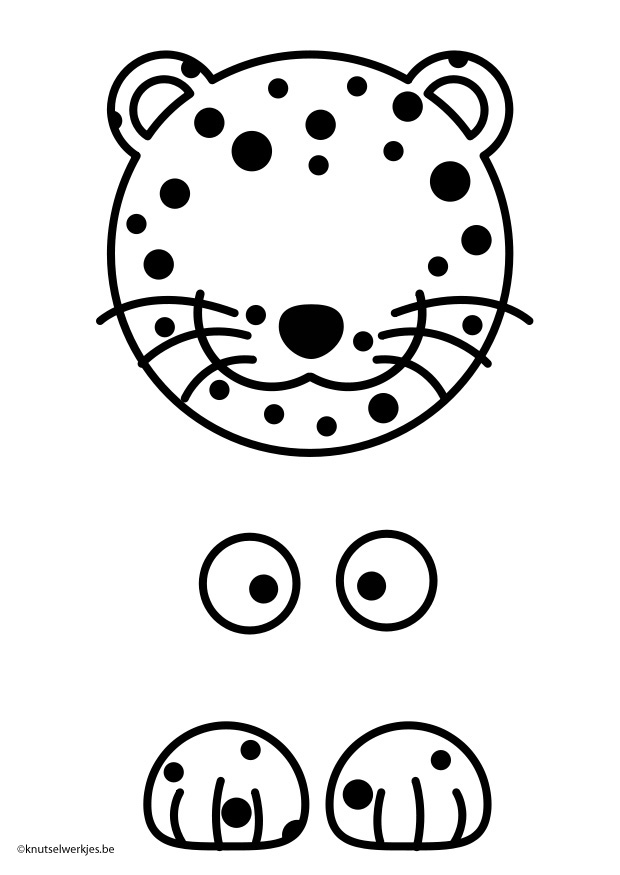 Раскраска: леопард (Животные) #9848 - Бесплатные раскраски для печати