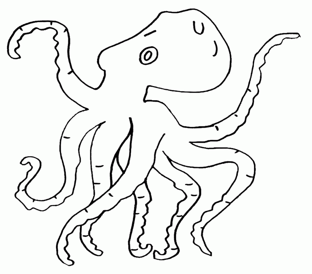Раскраска: осьминог (Животные) #18934 - Бесплатные раскраски для печати