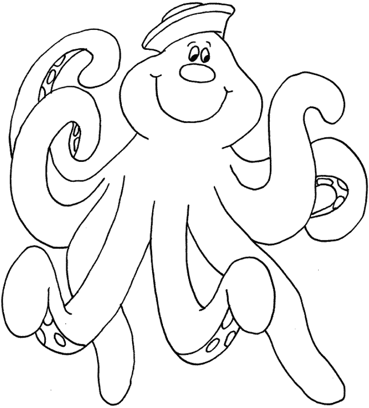Раскраска: осьминог (Животные) #18961 - Бесплатные раскраски для печати