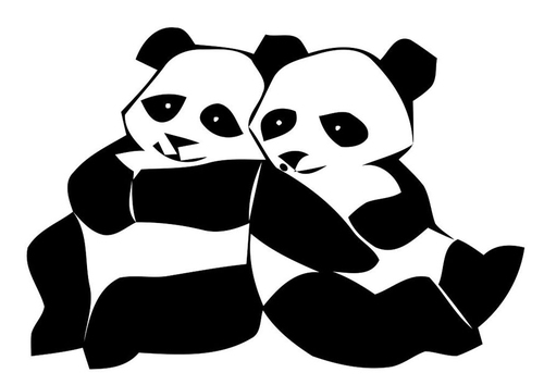 Раскраска: панда (Животные) #12446 - Бесплатные раскраски для печати