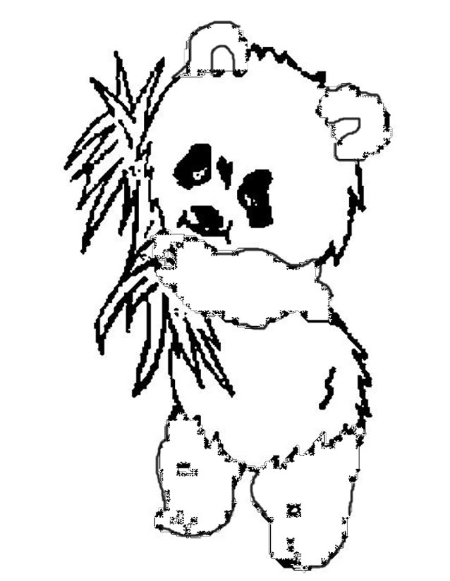 Раскраска: панда (Животные) #12451 - Бесплатные раскраски для печати