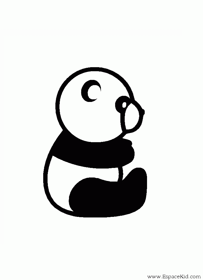 Раскраска: панда (Животные) #12616 - Бесплатные раскраски для печати