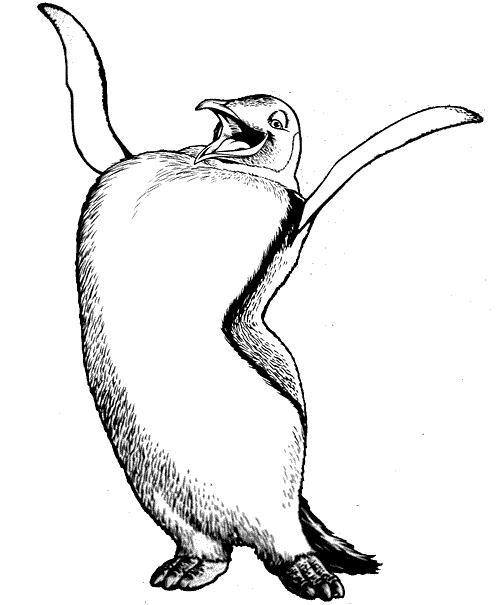 Раскраска: гагарка (Животные) #17004 - Бесплатные раскраски для печати