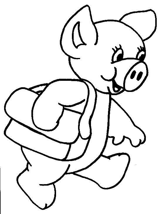Раскраска: свинья (Животные) #3777 - Бесплатные раскраски для печати