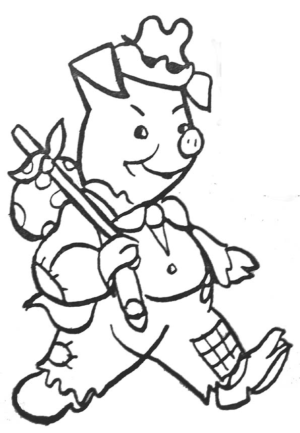 Раскраска: свинина (Животные) #17723 - Бесплатные раскраски для печати